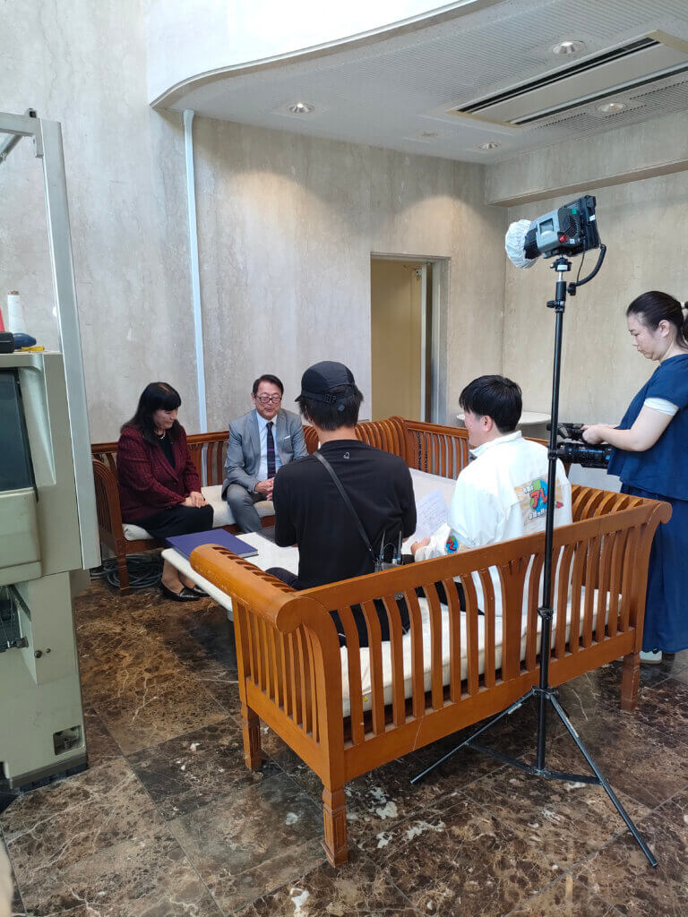 関西テレビの取材を受けました