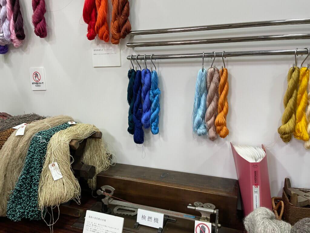 桐生織物記念館の展示物