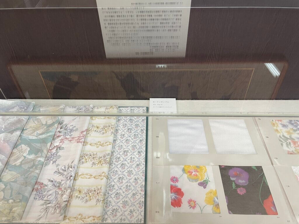 桐生織物記念館の展示物