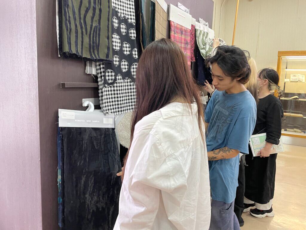 桐生織物記念館 見学の様子